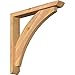 Ekena Millwork BKT0402X22X22THR06SWR Thorton Slat Smooth Bracket w/Offset Brace, Western Red Cedar