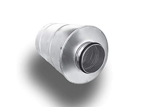 Preisvergleich Produktbild Rohrschalldämpfer Schalldämpfer Telefonieschalldämpfer Lüftung Abluft Zuluft System Ø 125, Länge 30 cm