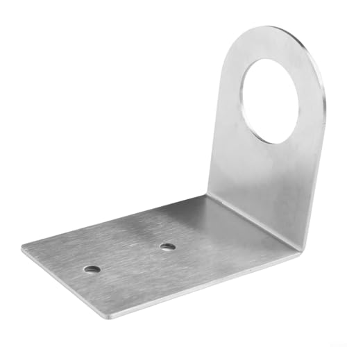 HavenDomicile Dispensador de jabón de acero inoxidable montado en la pared, dispensador de botellas de jabón, soporte para organización de baño (1 agujero A)