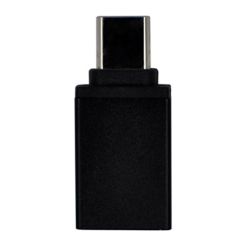 BlueSea アルミニウム合金製 Type-C対応 USB3.1 to USB3.2 OTG 変換コネクタ ブラック 5340-001Black