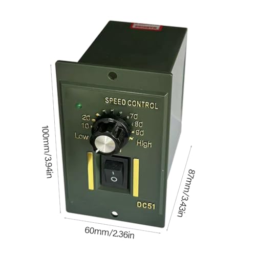 Control de velocidad DC51 de 50 Hz para motor mini y herramientas 5