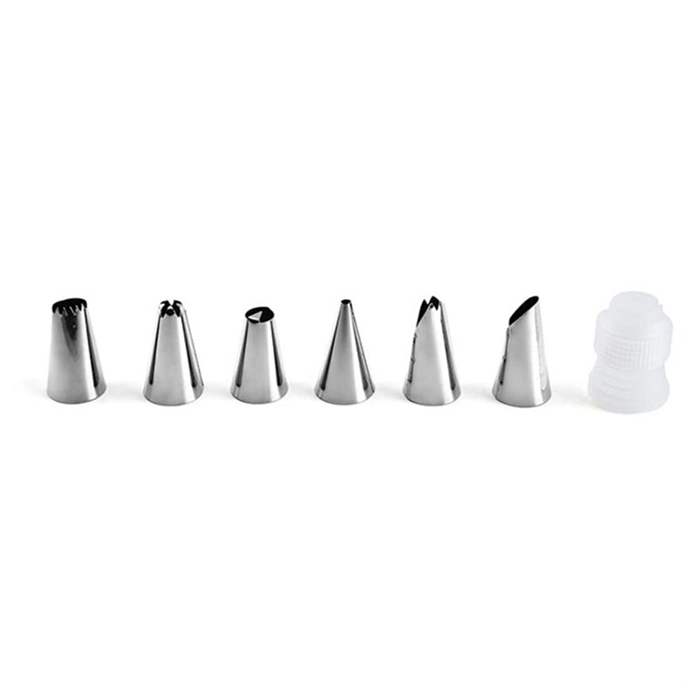 Set Di 5 Beccucci Rotondi Per Torte Tabiger - Acciaio Inox 304, Diametri 0,6mm - 2mm Per Scrivere E Disegnare
