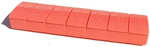 Tupperware Gadget 7 Day Pill Keeper Divided Storage Container Organizer Coral image 4
