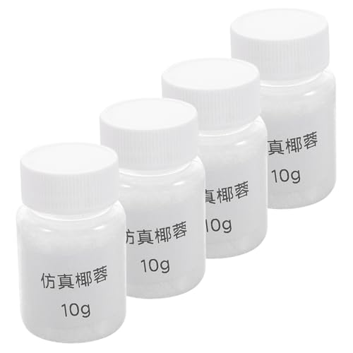 HOMSFOU Handmade Craft Flocking Powder Comfortable Texture Flocking Powder for Model Making DIY Projects Bottles Pack