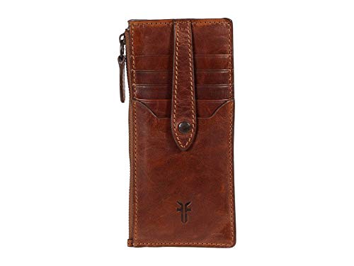 Image of Frye Women's Melissa Snap Card Wallet, Stylish Design with Holder & Slots, Compact for Purse