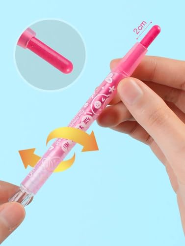 Image of Cots and Cuddles 24 Shades Twisting Rolling Crayons for Kids | Smooth & Mess-Free Coloring | Art & Craft Supplies for School & Home | Non-Toxic & Easy to Use, Multicolor | Best Return Gift for Kids