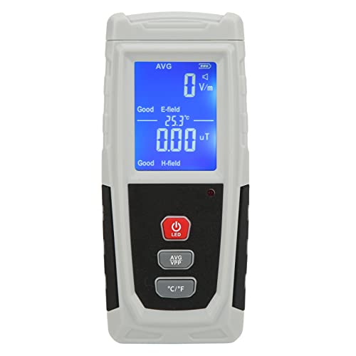 EMF Meter, Household EMF Detector, Multifunctional Sound Light Alarm, Used in Digital Equipment Testing, Maternal and Child Products Testing
