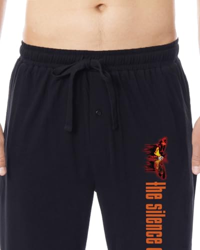The Silence of the Lambs Mens' Movie Logo Halloween Sleep Pajama Pants3