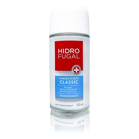 Hidrofugal Antiperspirant Classic Strong Protection Roll-On with Subtle Fragrance Travel Deodorant 50 ml Cover