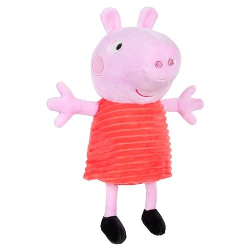 Kids Preferred Peppa Pig - Peluche de 12 pulgadas, para bebés de 0 meses en adelante, súper suave, con detalles bordados, ideal para baby shower y futuros padres