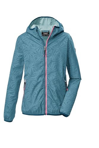 Veste de pluie imperméable avec capuche fille anti-vent