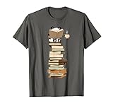 Panda-Liebhaber, Buchfanatiker und Teetrinker werden dieses süße japanische Hemd im Kawaii-Stil lieben. Perfektes Geschenk für Tierliebhaber, Bücherwürmer, Kaffeesüchtige oder jeden, der entzückende Kleidung liebt.