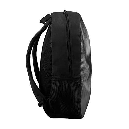 Sac à dos imprimé 3D chat cartable scolaire mixte grand format 17 pouces