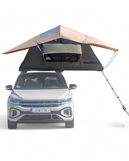 Tenda da tetto Owen I Colore verde oliva I Per campeggio e viaggi I Versione two I Senza pre-tenda I Con scala I Robusta e resistente I Facile da installare