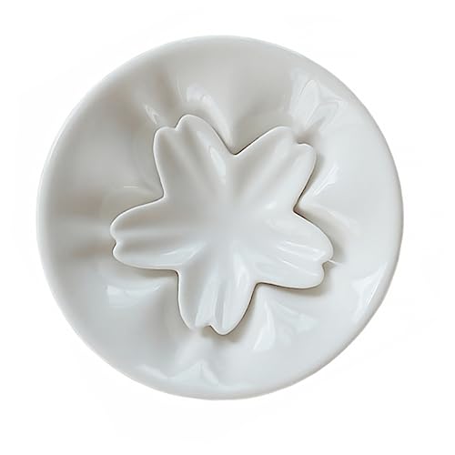 LABRIMP 日式?花調味?と箸置き 製 調味料 塩 醤油 油などを保存可能 色デ