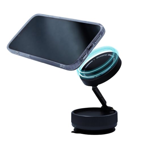 CEKA TECH Soporte de teléfono con ventosa magnética compatible con T-Mobile REVL 7 5G, rotación 360°, [ultra potente]