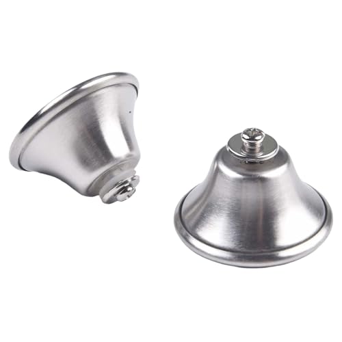 Asas de acero inoxidable para tapas de ollas, paquete de 4 pomos de repuesto, compatibles con varios utensilios de cocina para una actualización rápida