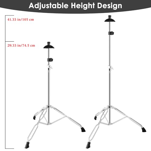 image for EASTROCK Trombone Stand, Retractable Height Adjustment, Triangular Sta