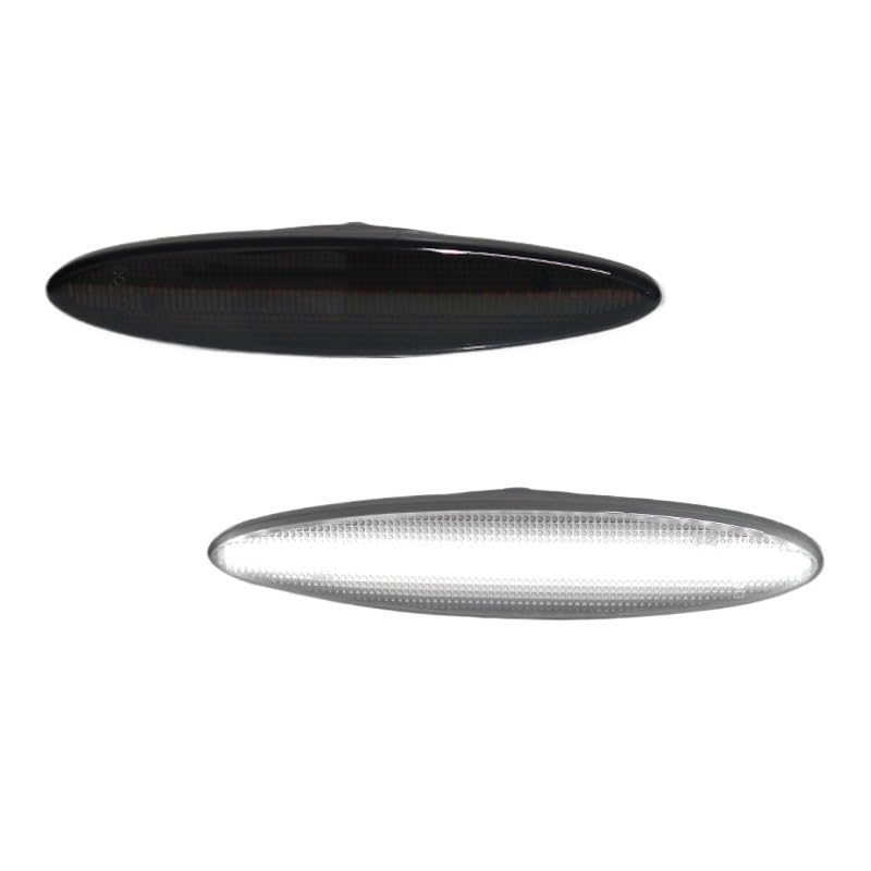 Dinamiche Indicatori Direzione Per Lexus SC 430 Indicatori Di Direzione/Luci Di Guida, Lampade Di Posizione Laterali OEM 2002-2010 Luce Di Posizione Laterale A LED T10 Color Ambra/rosso(2pc Smoked whi