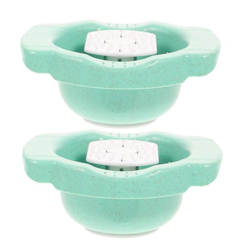 NUOBESTY 2 Soportes Portátiles Protector para Rallador y Cortadora Profesional, Antideslizante, Ergonómico y Resistente al Desgaste, Accesorio de Comida Adecuado para Cocina Doméstica