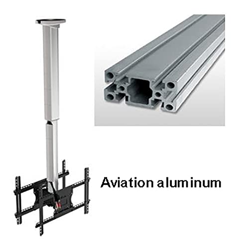Support TV de plafond à mouvement complet pour écran 32 à 50 pouces réglable - 4