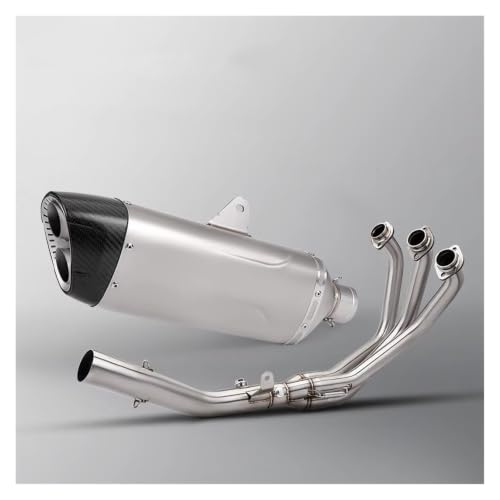 Tuyau d'échappement moto MT09 pour système complet en acier inoxydable 2021-2024