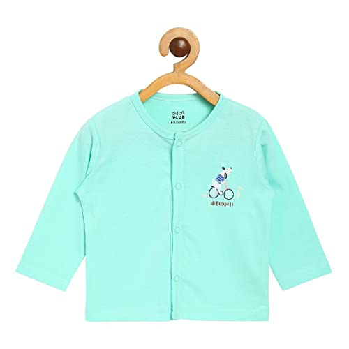 Image of miniklub Infant Boys Pack of 3 Solid Cotton Innerwear Vests