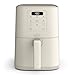 bella 4Qt Slim Air Fryer, Fits-anywhere™ Kitchenware, EverGood™ Ceramic Nonstick Coating, Adjustable Temperature, 6 Preset Cooking Options, 60 Min Auto Shutoff w Audible Tone, 3.3lb Capacity, Oatmilk