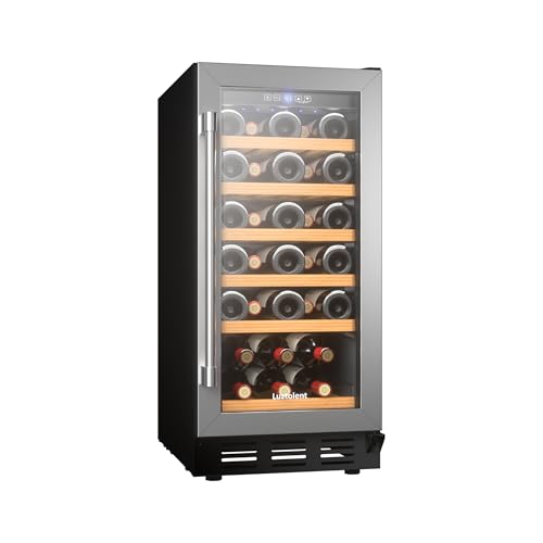 Luztolent 31 Bottles Wine Cooler Refrigerator, Single Zone