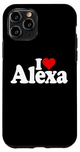 I LOVE HEART ALEXA NAMEE ON A TEE �X�}�z�P�[�X iPhone 11 Pro �p