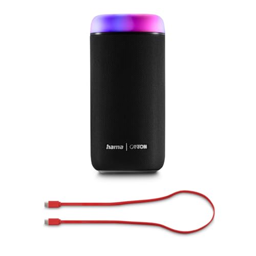 Hama Altoparlante Bluetooth, 30 W (Impermeabile IPX4, Effetti Di Luce Led, 12 Ore Di Durata Della Batteria, Altoparlante Bluetooth Piccolo, Scatola Musicale Bluetooth, Scatola Per Feste Bluetooth, - 9