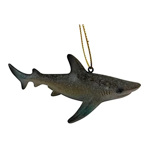 Shark Christmas Ornament Durable Resin Material 4.75-inch Cover