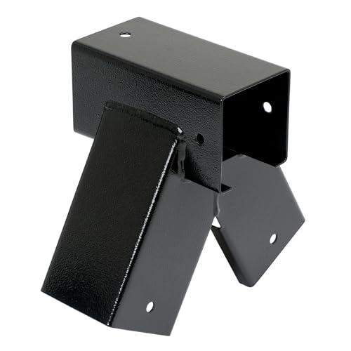 TRIBECCO Schaukelverbinder 90°, Verbindungsstück 90/90 mm aus pulverbeschichtetem Stahlblech für Gartenschaukel, stabile Dreieck-A-Form, mit Montageöffnungen Ø 10 mm TRIBECCO Schaukelverbinder 90°, Verbindungsstück 90/90 mm aus pulverbeschichtetem Stahlblech für Gartenschaukel, stabile Dreieck-A-Form, mit Montageöffnungen Ø 10 mm