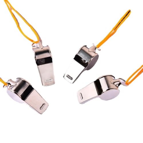 Silbatos deportivos de acero inoxidable con cordón x20 miniatura 6