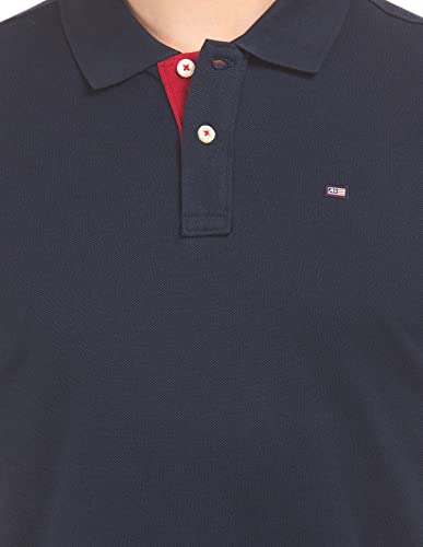 Image of Arrow Sports Men's Solid Regular Fit Polo