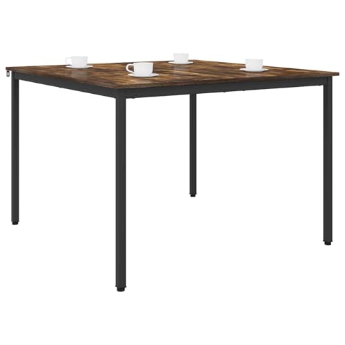 Table à manger moderne en métal bois peu encombrant 110 cm - 5