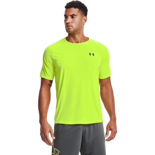 Image of Under Armour Men's Polyester Solid UA Tech 2.0 SS Short Sleeve Tee | 1326413-001