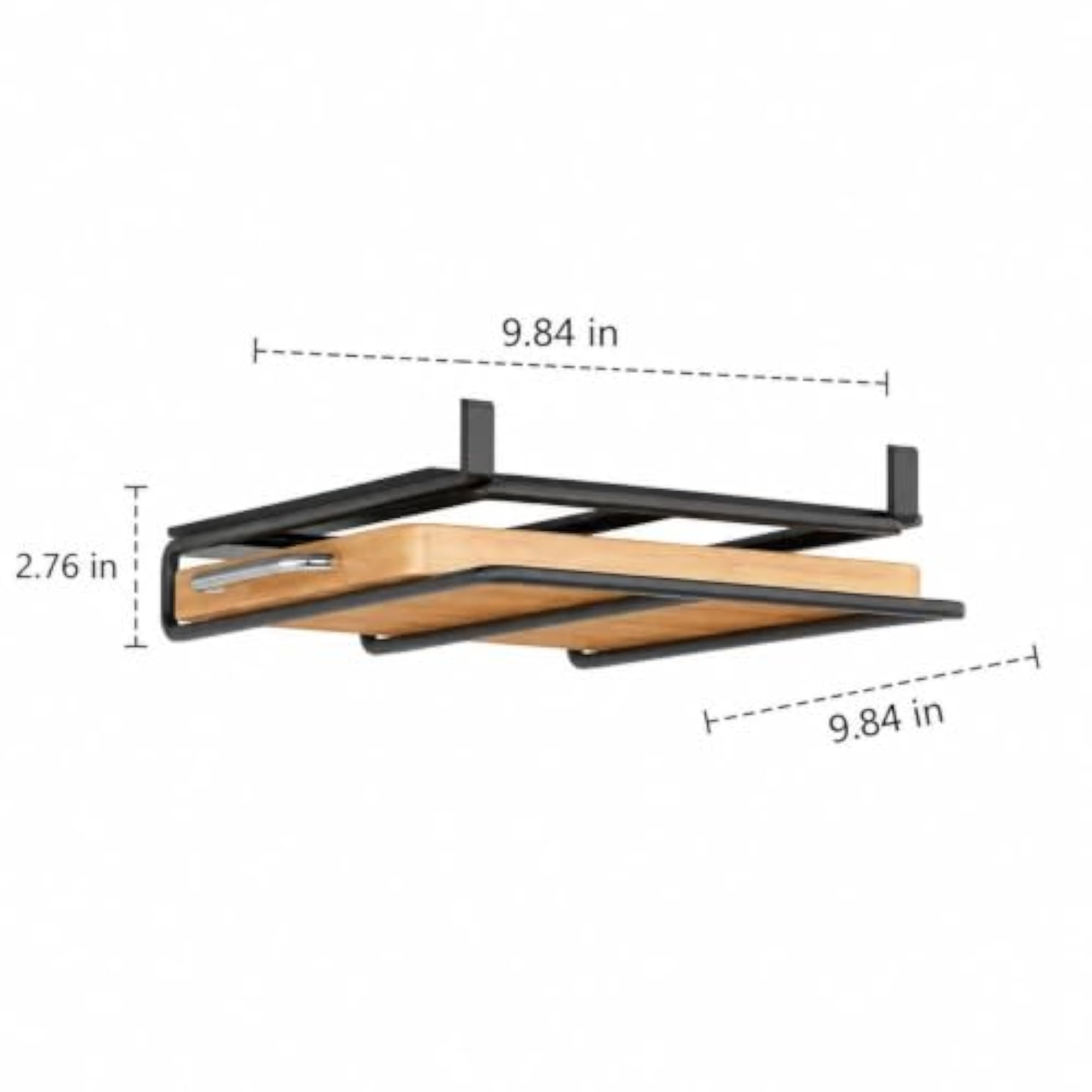 Kitchen Punch-Free Storage Rack, Paper Towel Holder