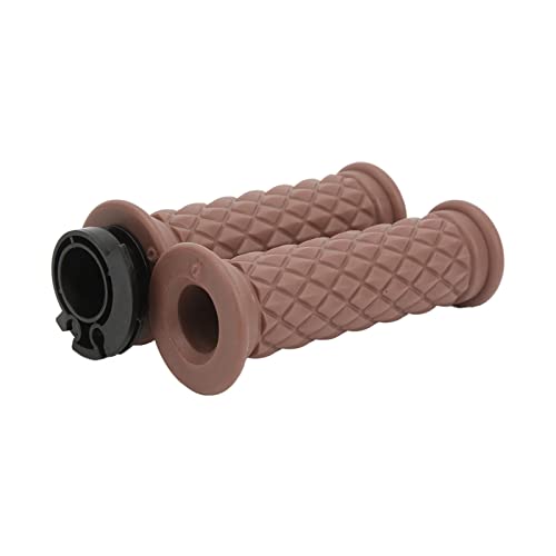 Guiador Universal da Motocicleta, Punho do Acelerador da Motocicleta 22mm (Marrom)