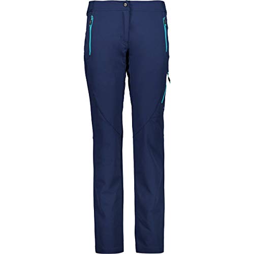 CMP Damen Stretch Funktions Hose, Blue, EU 42