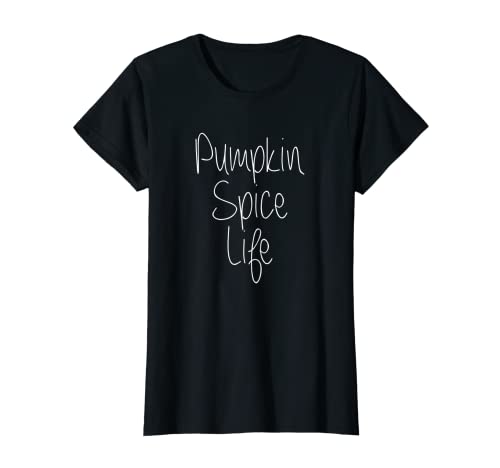 Donna Pumpkin Spice Life - Maglietta divertente da donna autunnale Maglietta