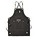 Unisex Płótno Kuchnia Praca Fartuch Z Narzędzie Kieszenie Krzyż Back Cooking Grill BIB Kuchnia Bib Fartuchy Dla Mężczyzn