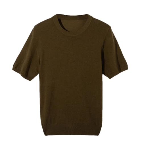 Men's Pullover Sweaters Classic Short Sleeve O Neck Loose Business Casual Pullovers Tops