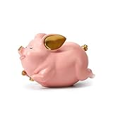 [Gran capacidad] La alcancía puede almacenar alrededor de 300 monedas o billetes.Tiene una gran capacidad y un diseño exquisito y lindo.Este es un regalo divertido para los niños, lo que puede ayudar a los niños a aprender a almacenar su propio cambio mientras juega con juguetes.