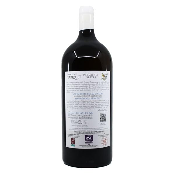 Domaine Tariquet Premières Grives IGP Côtes de Gascogne 2024 ¤ Double Magnum ¤ 300cl
