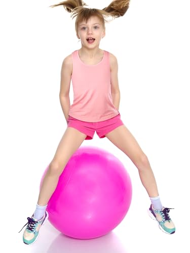 Image of Boao Girls Dance Tank Top Racerback Crop Tank Top Sleeveless Dance Outfit for Ballet Gymnastics Athletic Wear