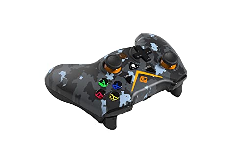 Image of Cosmic Byte C3070W Nebula 2.4G Wireless Gamepad for PC supports Windows XP /7 /8 /10 /11, Sensitive Triggers, Upgraded with USB C Port, Rubberized Texture (Camo Black)