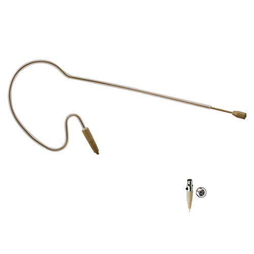 J K Pro Earhook Headworn Microphone Headset Microphone MIC-J S90 Compatible with AKG Samson Wireless Bodypack Transmitter - Mini XLR TA3F Connector - Thumbnail 5