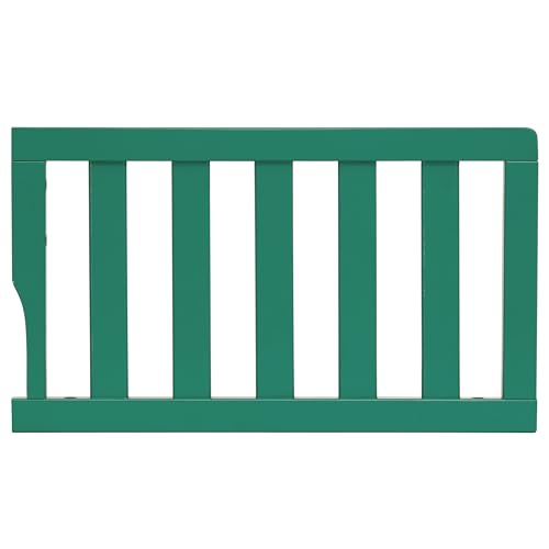 Image of Dream On Me Toddler Guard Rail for Convertible Crib, Solid Wood Bed Rail for Toddler Bed Conversion, Emerald