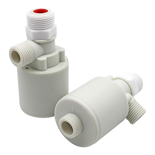 VáLvula de FlotacióN AutomáTica Controlador de Nivel de Agua Tanque de Lavado de Coche VáLvula de Control de Flotador, Paquetes de 2 (3/4 Pulgadas)